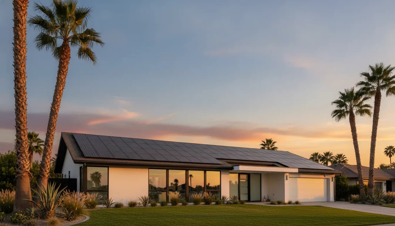 Premium solar panel installation on California home by Solar Topper